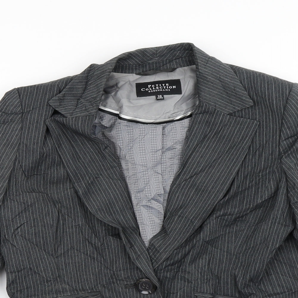 Womens UK Size 10 Debenhams Grey Jacket