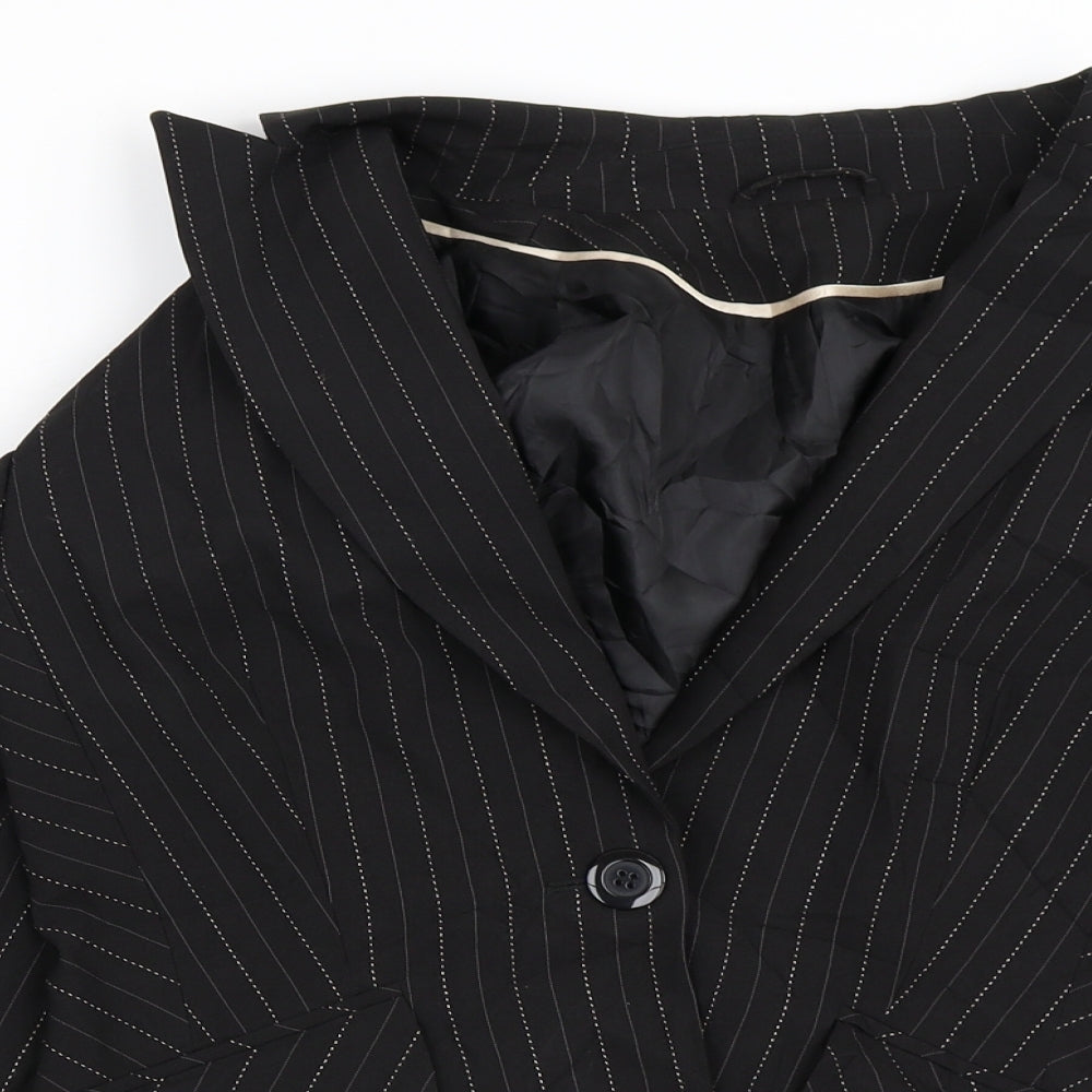Womens UK Size 12 Dorothy Perkins Black Jacket