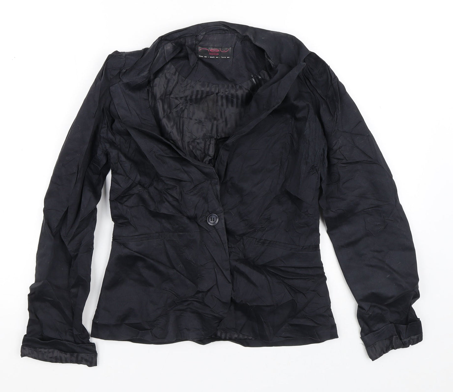 New Look Womens Black   Jacket Blazer Size 10