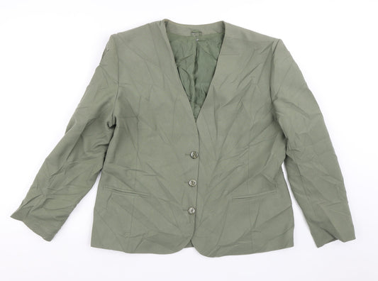Womens UK Size 16 Debenhams Green Jacket