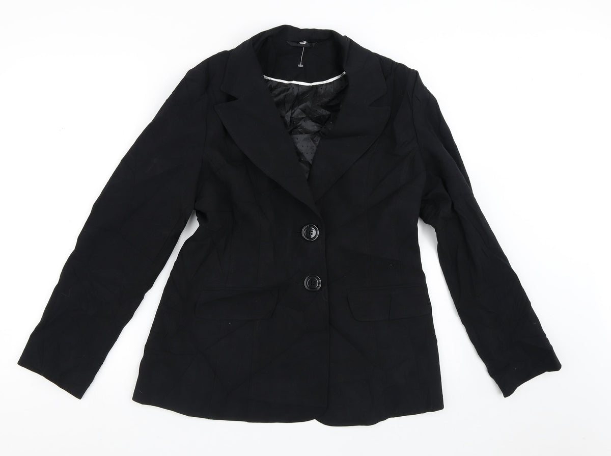 Womens UK Size 12 EWM Black Jacket
