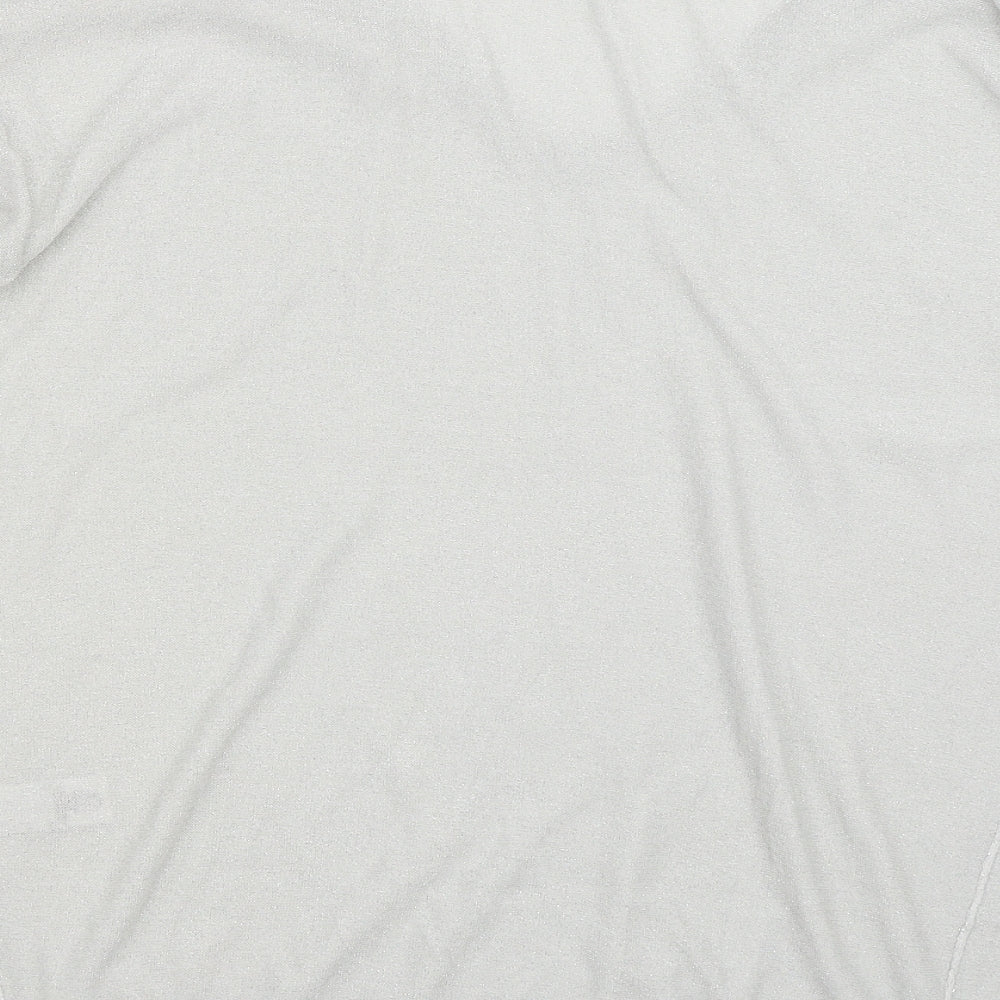 Womens UK Size 18 NEXT Silver Pullover Jumper