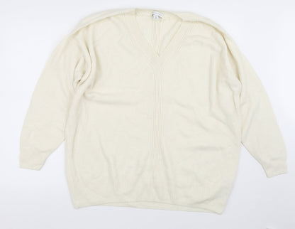 Womens UK Size S Topshop Beige Pullover Jumper