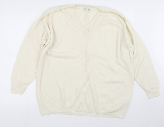 Womens UK Size S Topshop Beige Pullover Jumper