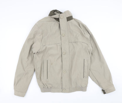 Mens UK Size S Carabou Brown Jacket