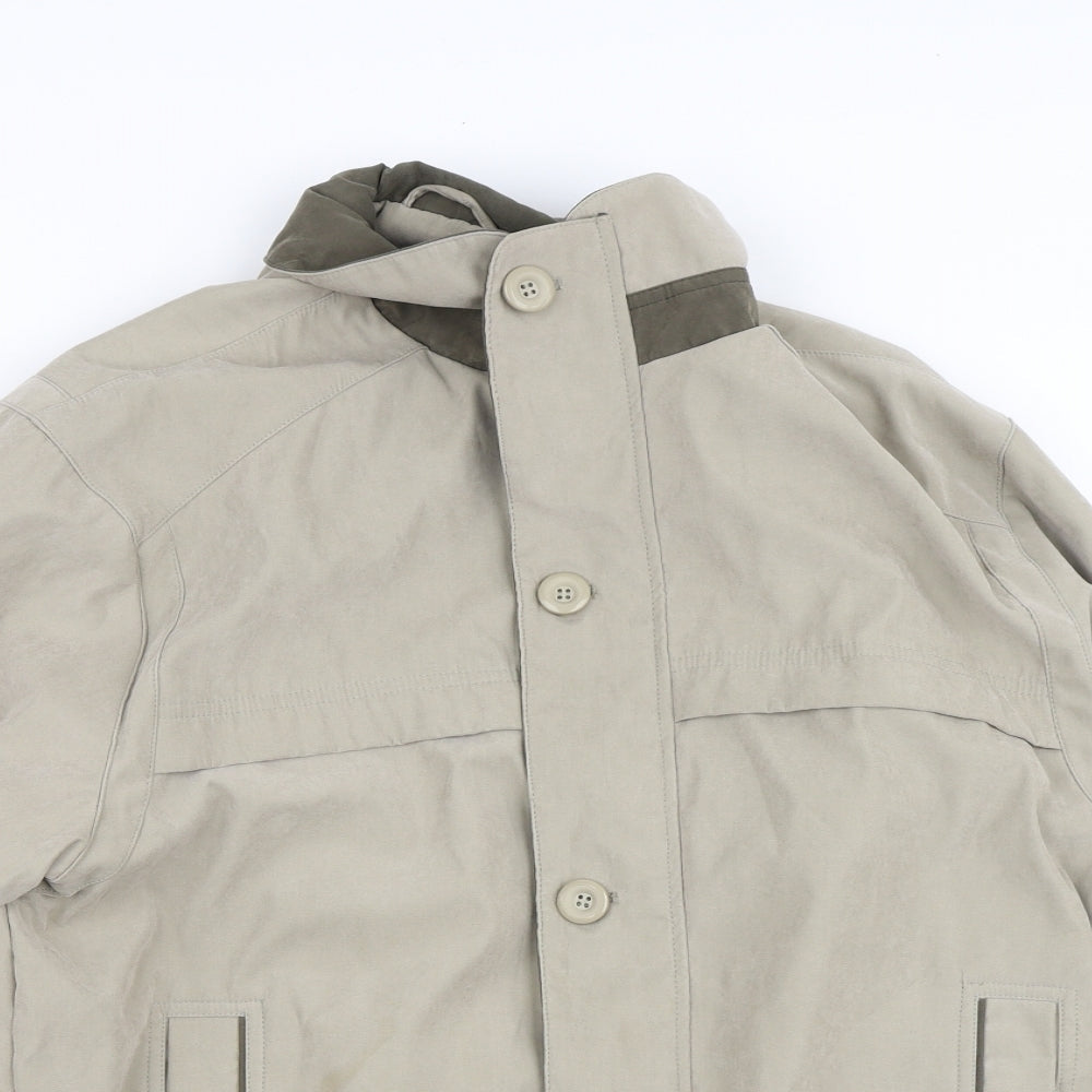 Mens UK Size S Carabou Brown Jacket