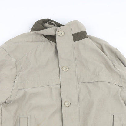 Mens UK Size S Carabou Brown Jacket
