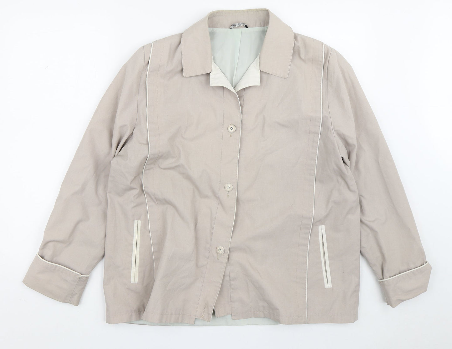 Womens UK Size 14 Eleganze Brown Jacket