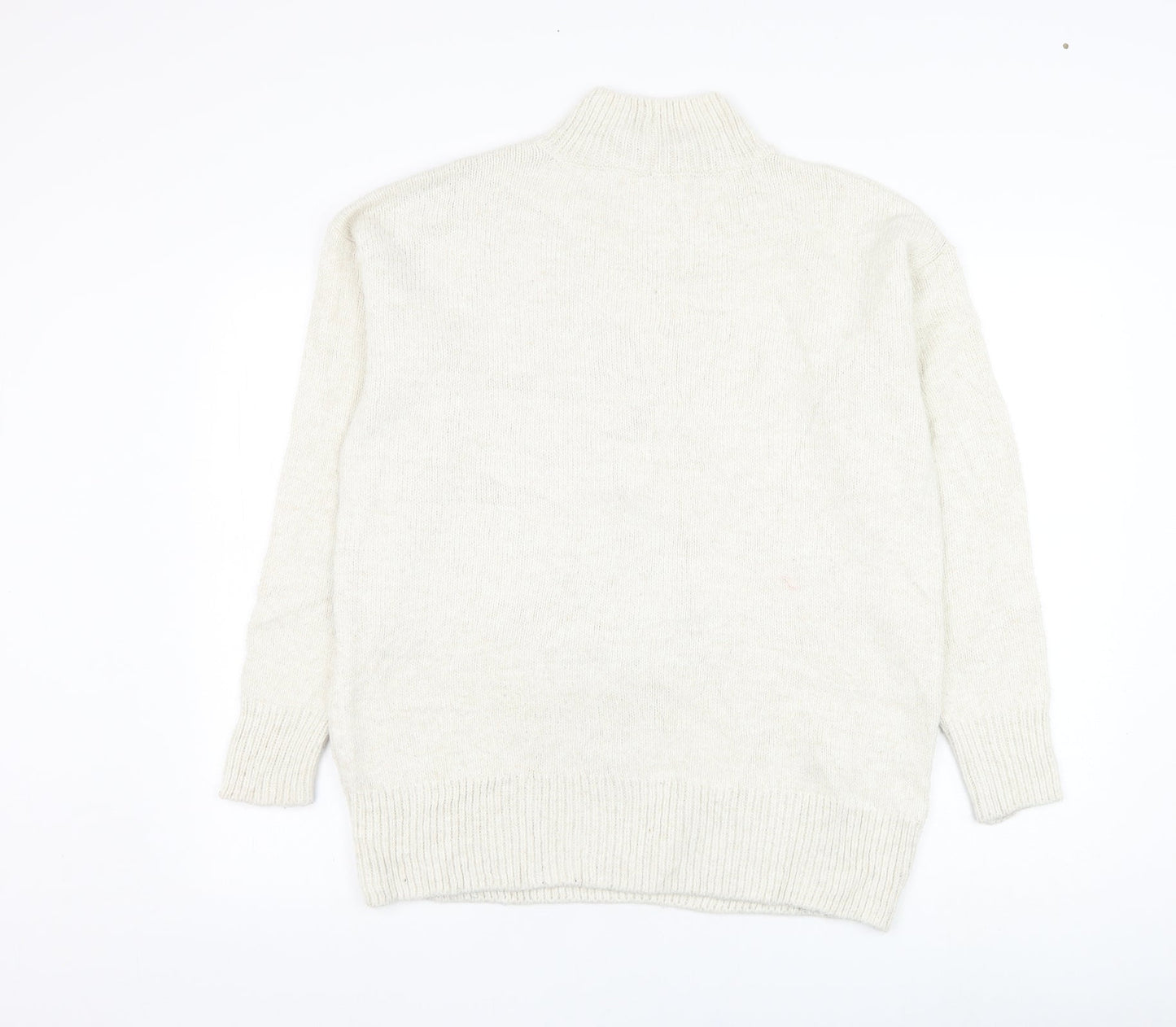 Womens UK Size S NEXT Ivory Pullover Jumper