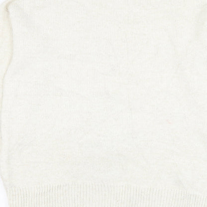 Womens UK Size S NEXT Ivory Pullover Jumper