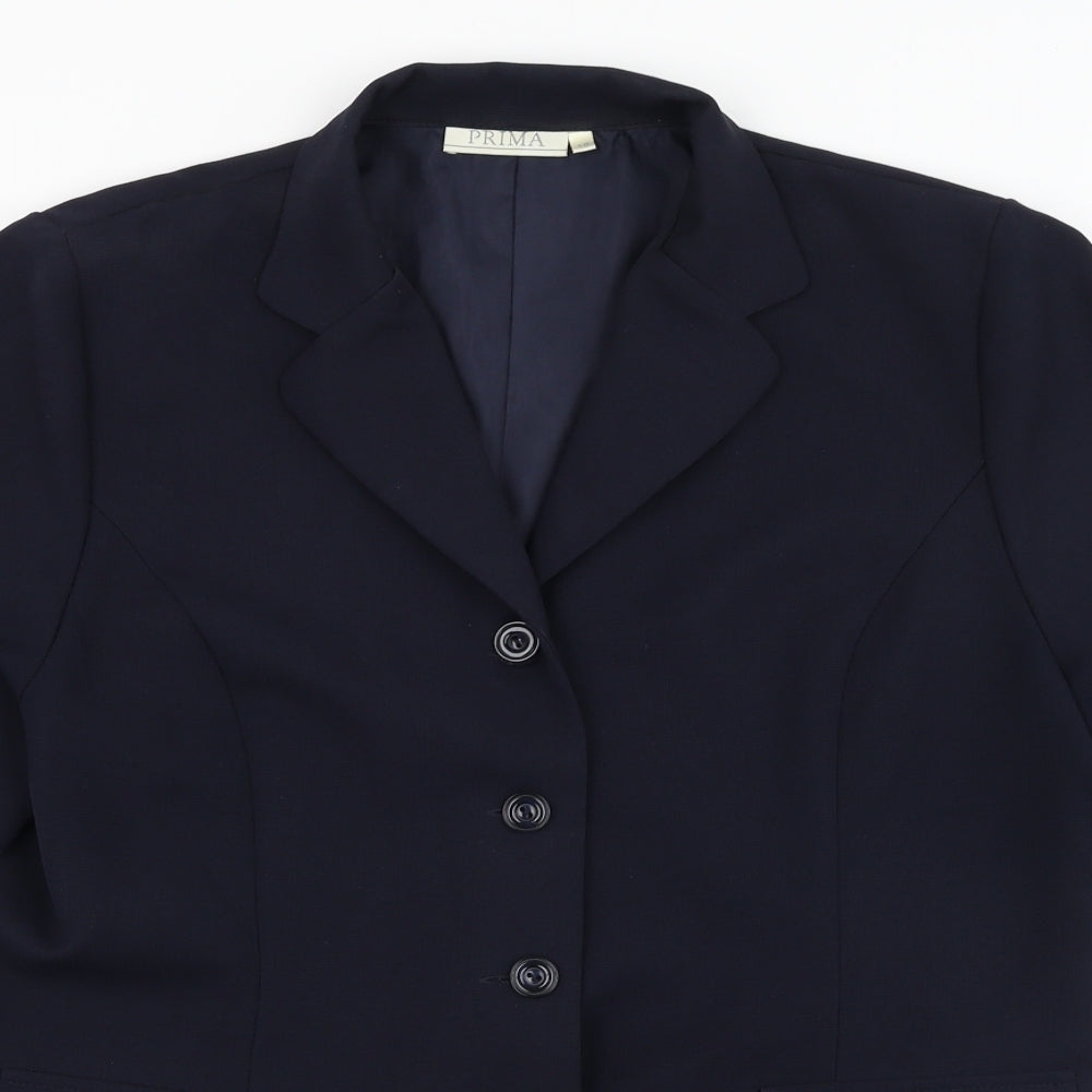 Womens UK Size 18 Prima Blue Jacket