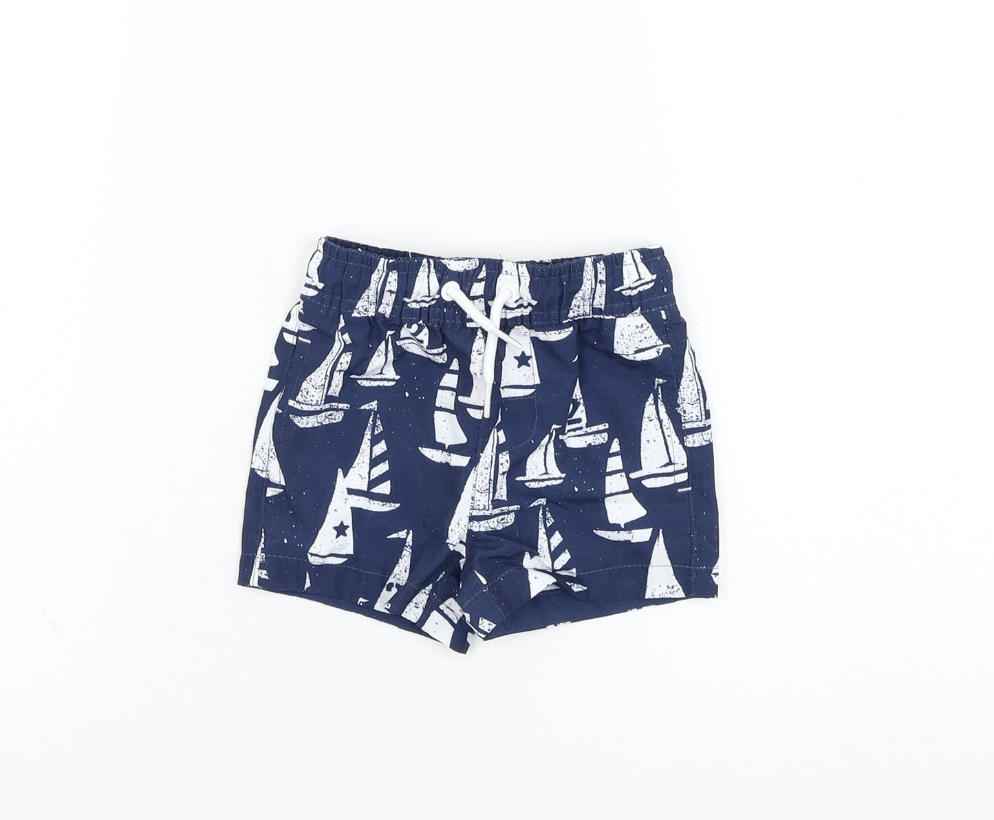 NEXT Boys Blue  Polyester Cropped Trousers Size 3-6 Months  Pullover - Swimwear