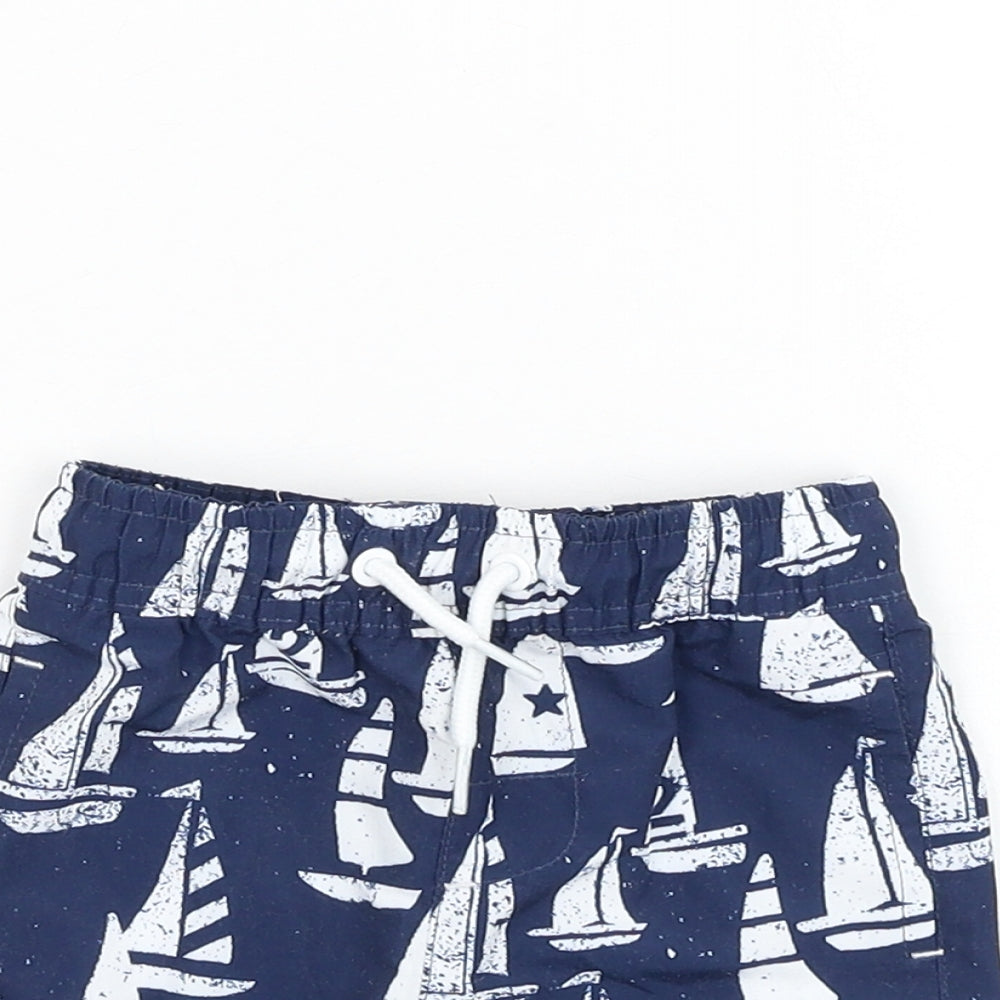 NEXT Boys Blue  Polyester Cropped Trousers Size 3-6 Months  Pullover - Swimwear