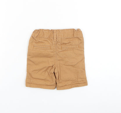 Primark Boys Brown  Cotton Cropped Trousers Size 3-6 Months  Pullover