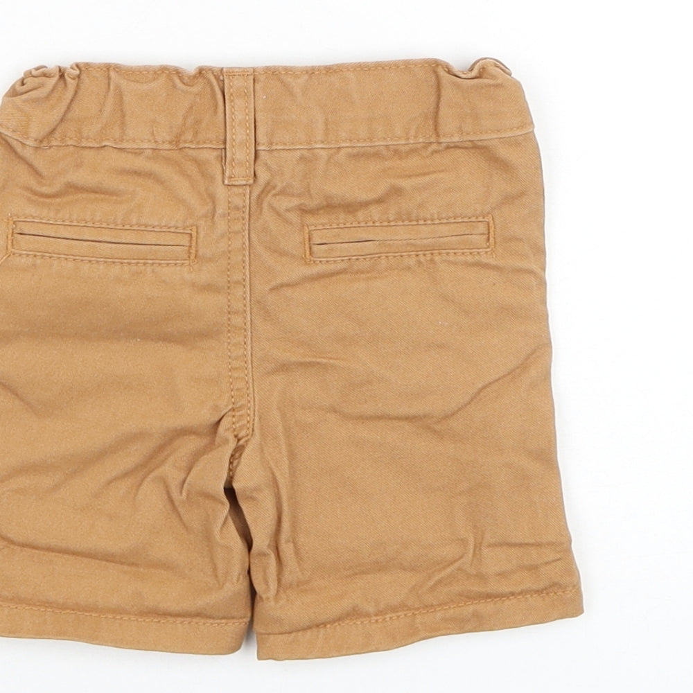 Primark Boys Brown  Cotton Cropped Trousers Size 3-6 Months  Pullover