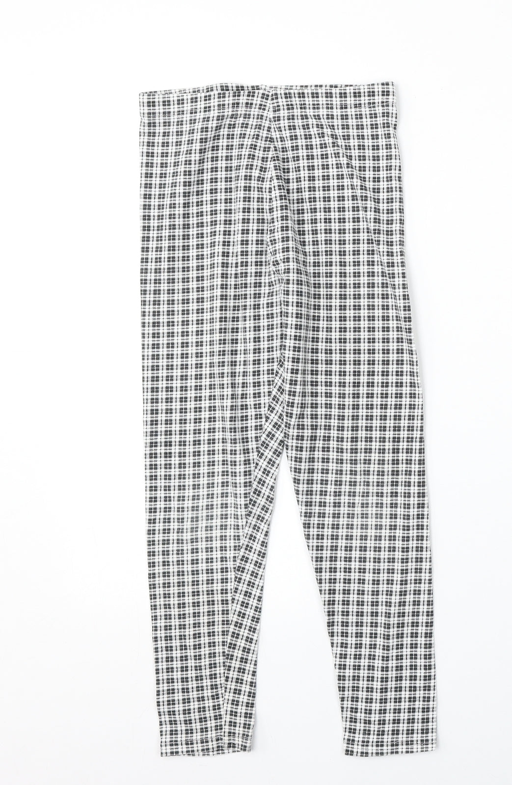 Primark Girls Multicoloured Check Cotton Jegging Jeans Size 9-10 Years  Regular