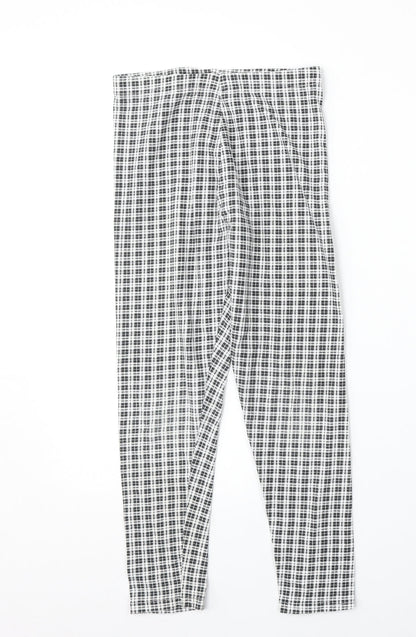 Primark Girls Multicoloured Check Cotton Jegging Jeans Size 9-10 Years  Regular
