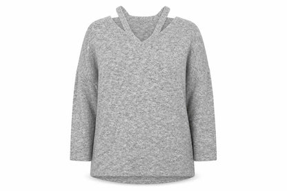Womens UK Size 8 TU Grey Pullover Jumper