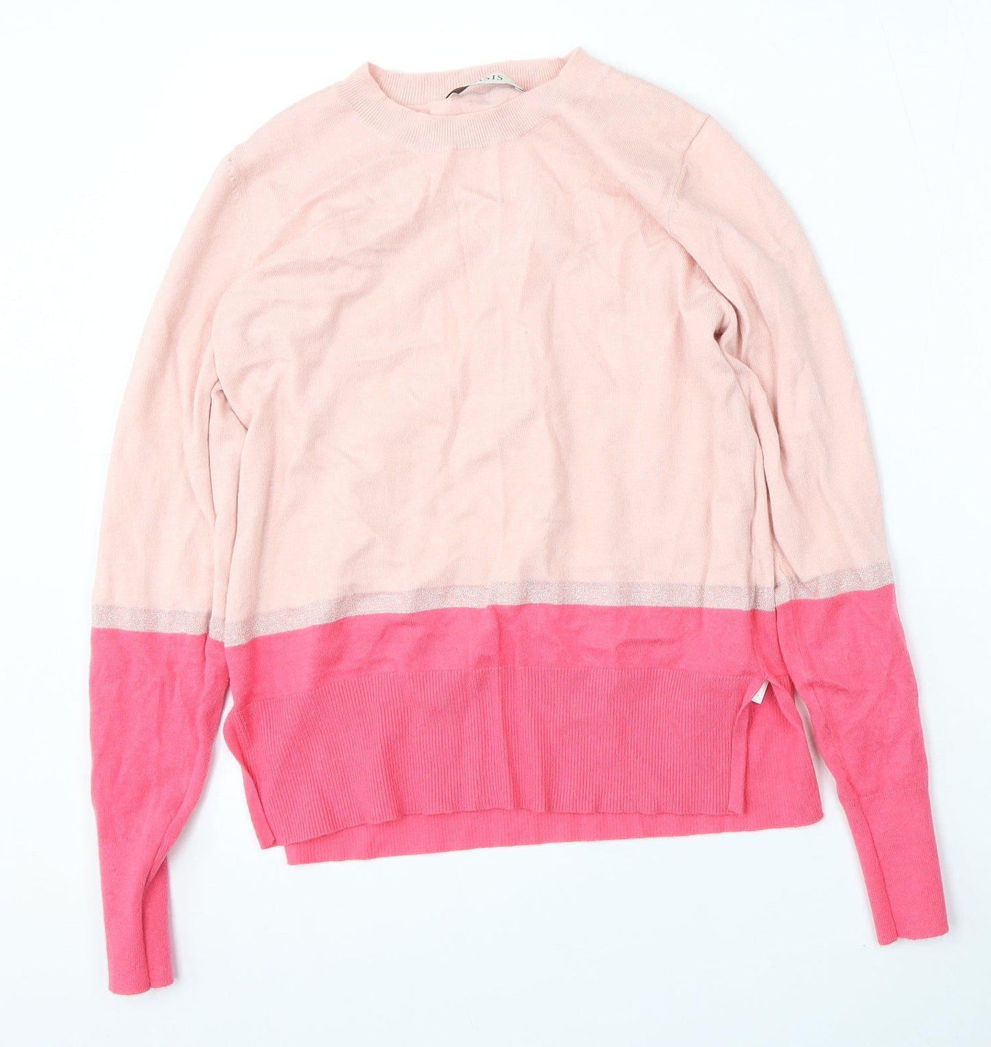 Womens UK Size M Oasis Pink Pullover Jumper