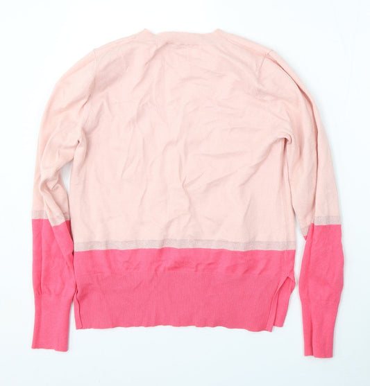 Womens UK Size M Oasis Pink Pullover Jumper