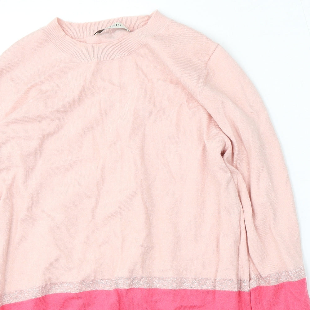 Womens UK Size M Oasis Pink Pullover Jumper