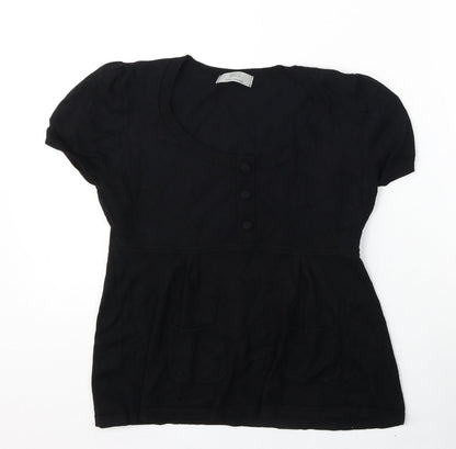 Womens UK Size 12 Marks and Spencer Black Pullover Jumper