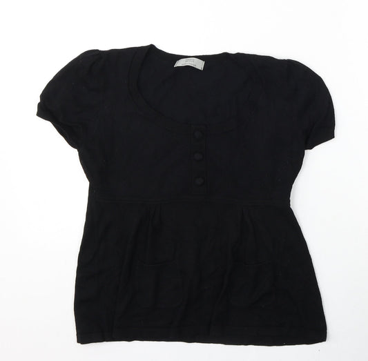 Womens UK Size 12 Marks and Spencer Black Pullover Jumper