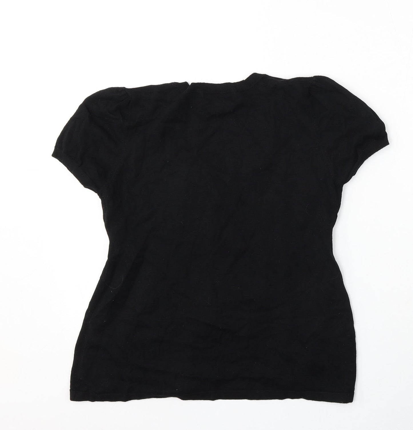 Womens UK Size 12 Marks and Spencer Black Pullover Jumper