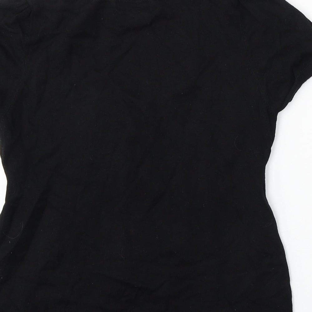 Womens UK Size 12 Marks and Spencer Black Pullover Jumper