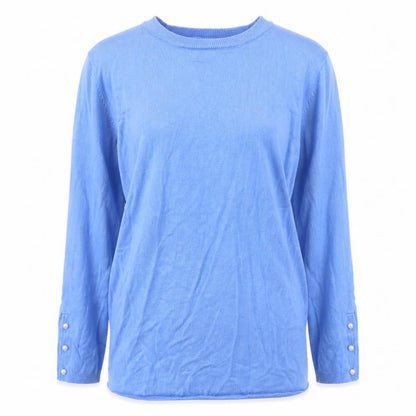 Womens UK Size M Stradivarius Blue Pullover Jumper