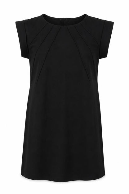 Dorothy Perkins Womens Black  Polyester Shift  Size 12  Round Neck