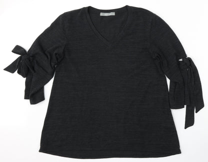 Womens UK Size L COIN 1804 Black Pullover Jumper
