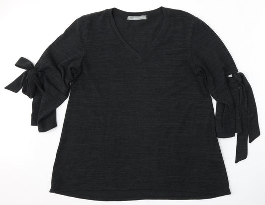 Womens UK Size L COIN 1804 Black Pullover Jumper