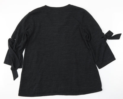 Womens UK Size L COIN 1804 Black Pullover Jumper