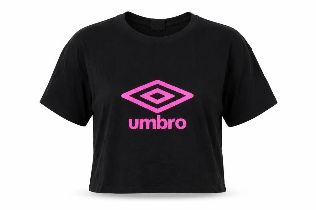 Womens UK Size L Umbro Black Basic T-Shirt