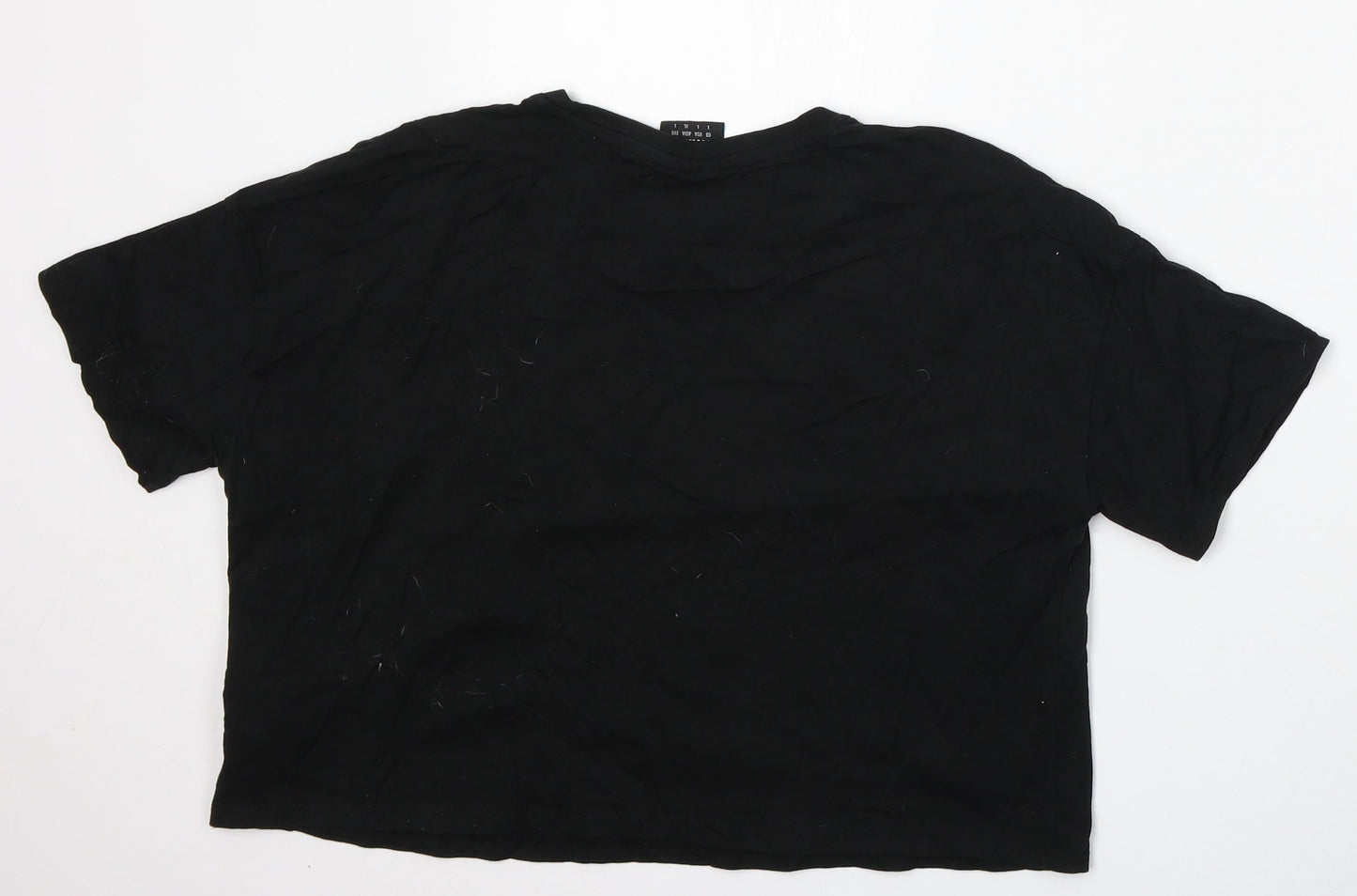 Womens UK Size L Umbro Black Basic T-Shirt