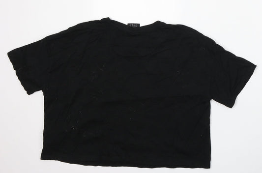 Womens UK Size L Umbro Black Basic T-Shirt