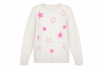 Womens UK Size L Savida White Pullover Jumper