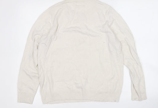 Womens UK Size L Savida White Pullover Jumper