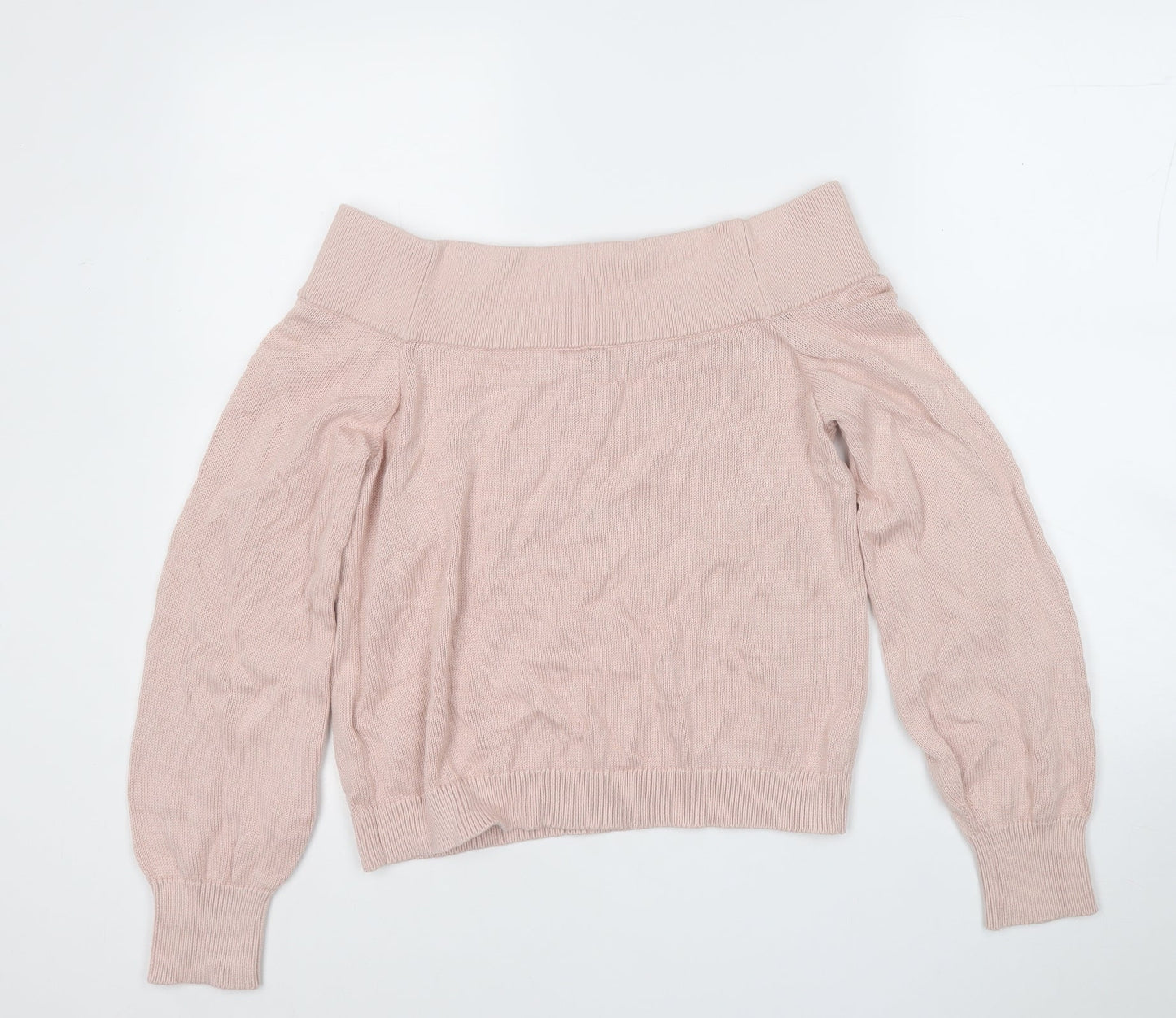 Womens UK Size S Divided Pink Pullover Jumper