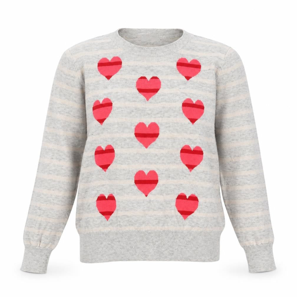 Womens UK Size 12 Red Herring Grey Pullover Jumper
