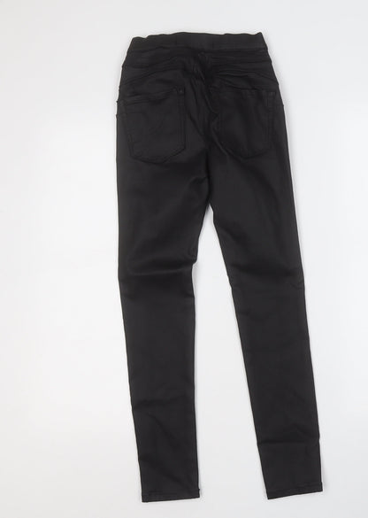Womens UK Size 6 NEXT Regular Fit Jegging Black Trousers