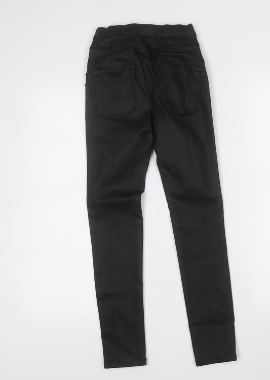 Womens UK Size 6 NEXT Regular Fit Jegging Black Trousers