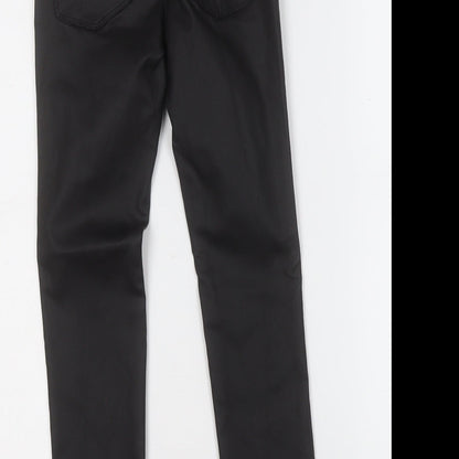 Womens UK Size 6 NEXT Regular Fit Jegging Black Trousers