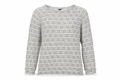 Womens UK Size M Sparkle & Fade White Pullover Jumper