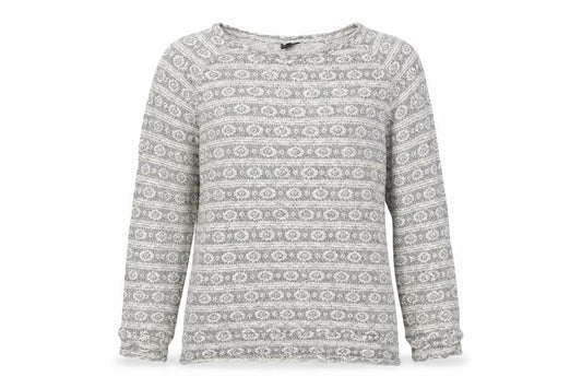 Womens UK Size M Sparkle & Fade White Pullover Jumper