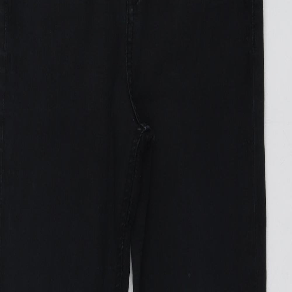 Topshop Womens Grey  Cotton Skinny Jeans Size 28 L26 in Regular