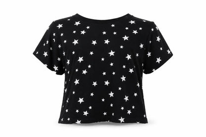 Womens UK Size XS Primark Black Basic T-Shirt