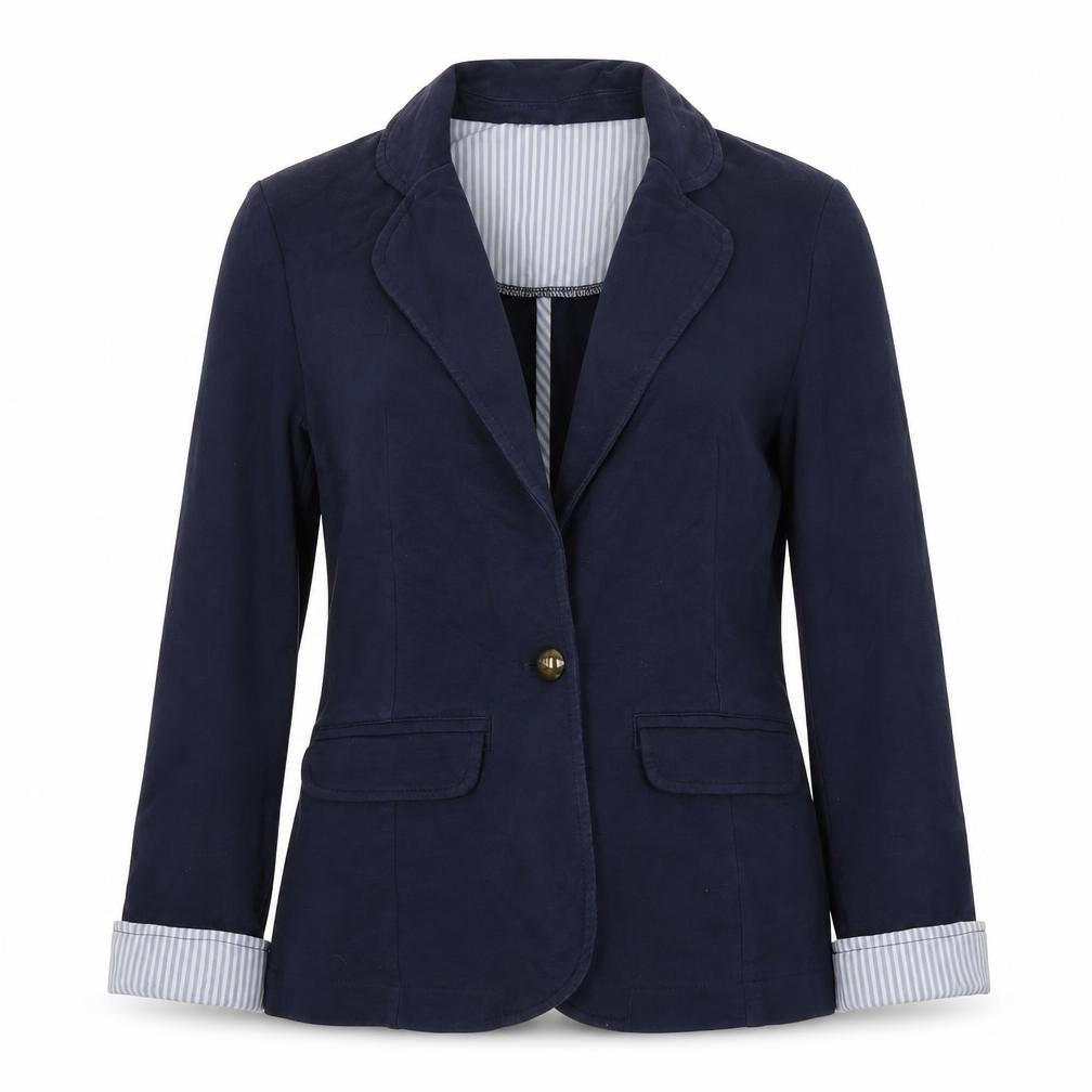 Womens UK Size 6 Internacionale Regular Blue Blazer