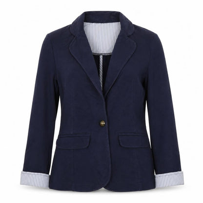 Womens UK Size 6 Internacionale Regular Blue Blazer